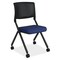 Officesource Julep Collection Armless Nesting Chair with Casters, Black Frame OSSN6958FBL - alternate 1
